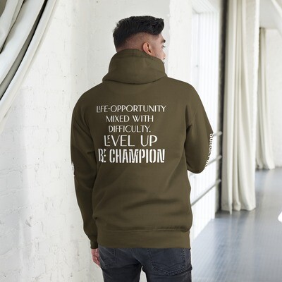 BE CHAMPION-LEVEL UP-Unisex Hoodie