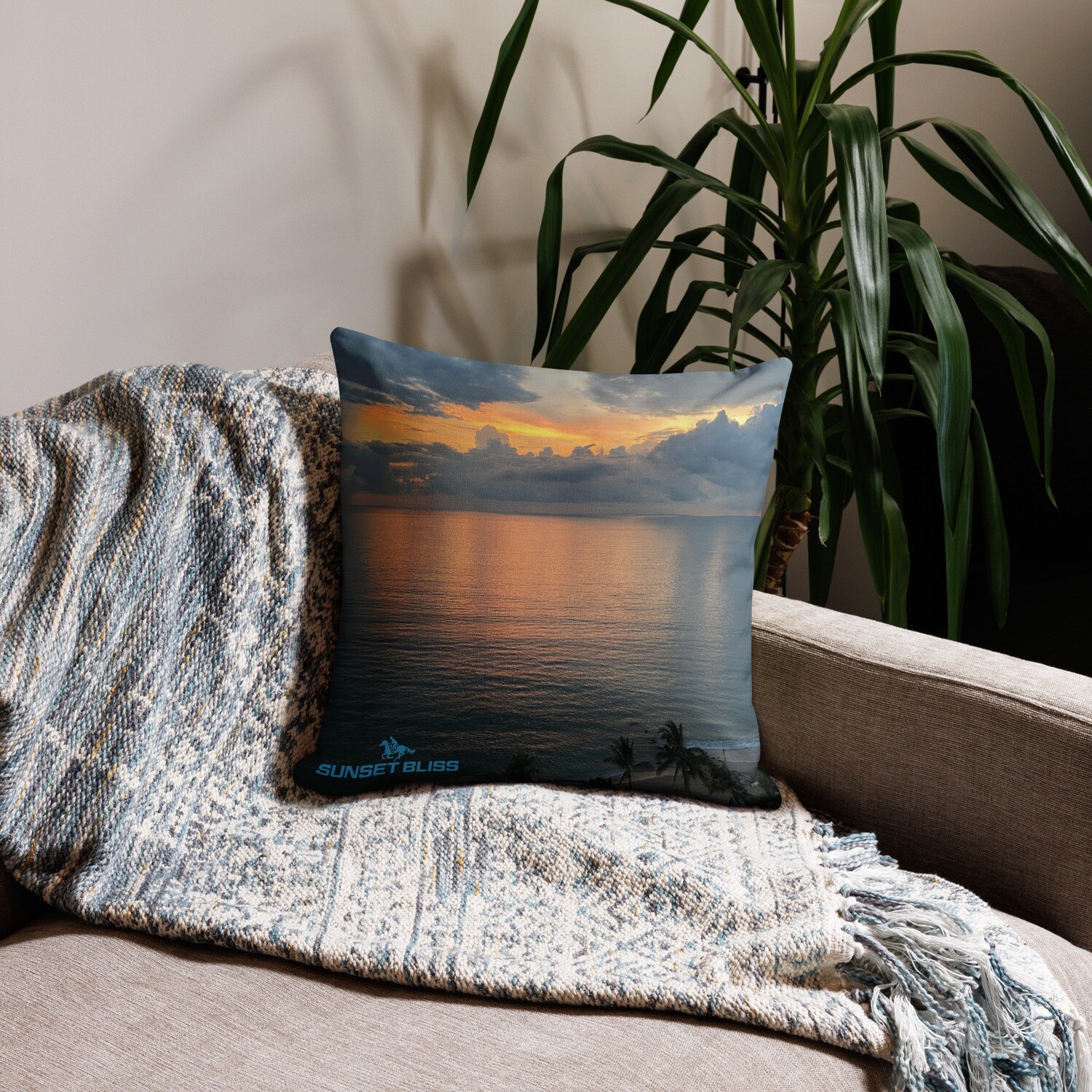 LUX SANDS-Premium Pillow, Size: 18×18