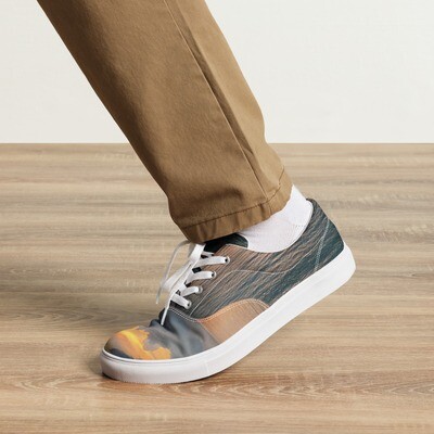 LUX SANDS-Men’s lace-up canvas shoes