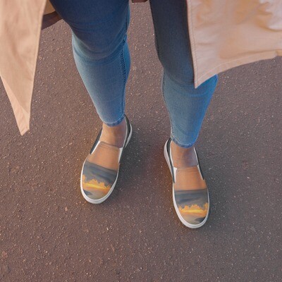 LUX SANDS-Women’s slip-on canvas shoes