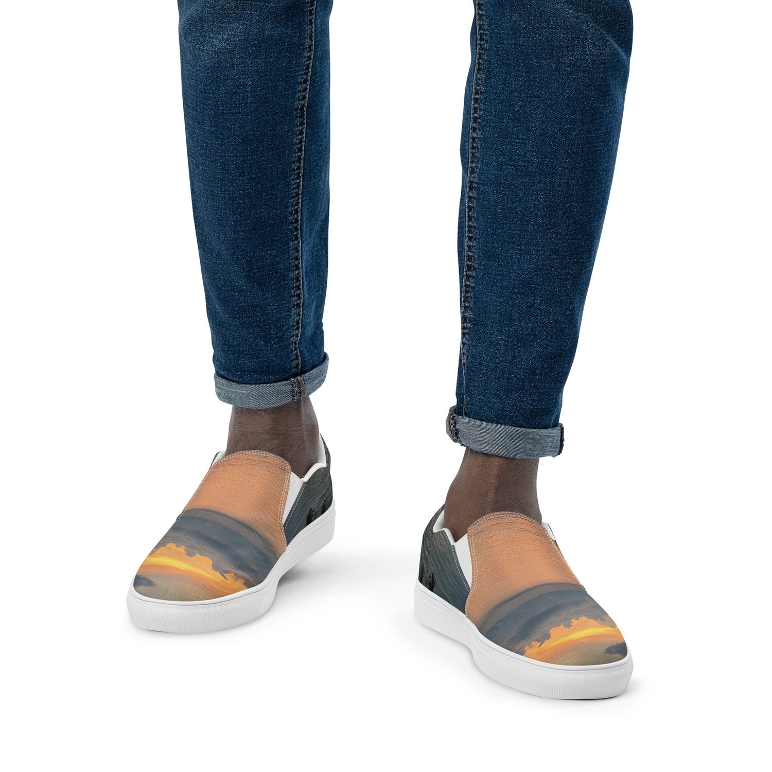 LUX SANDS-Men’s slip-on canvas shoes