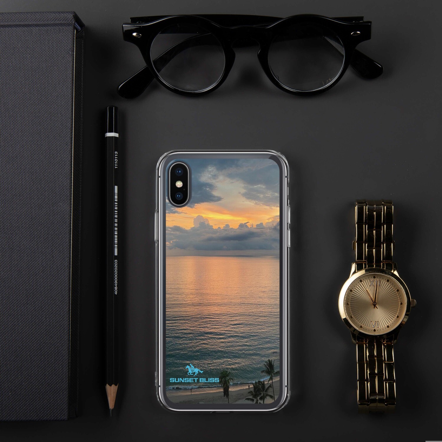 LUX SANDS-Clear Case for iPhone®