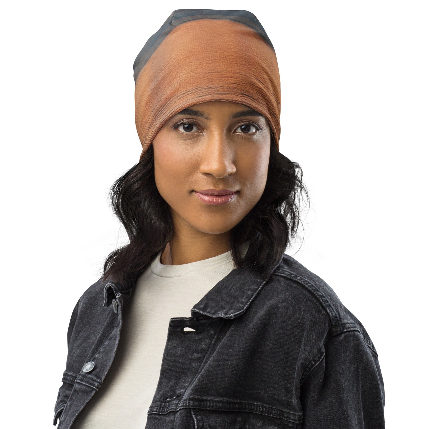 LUX SANDS-All-Over Print Beanie