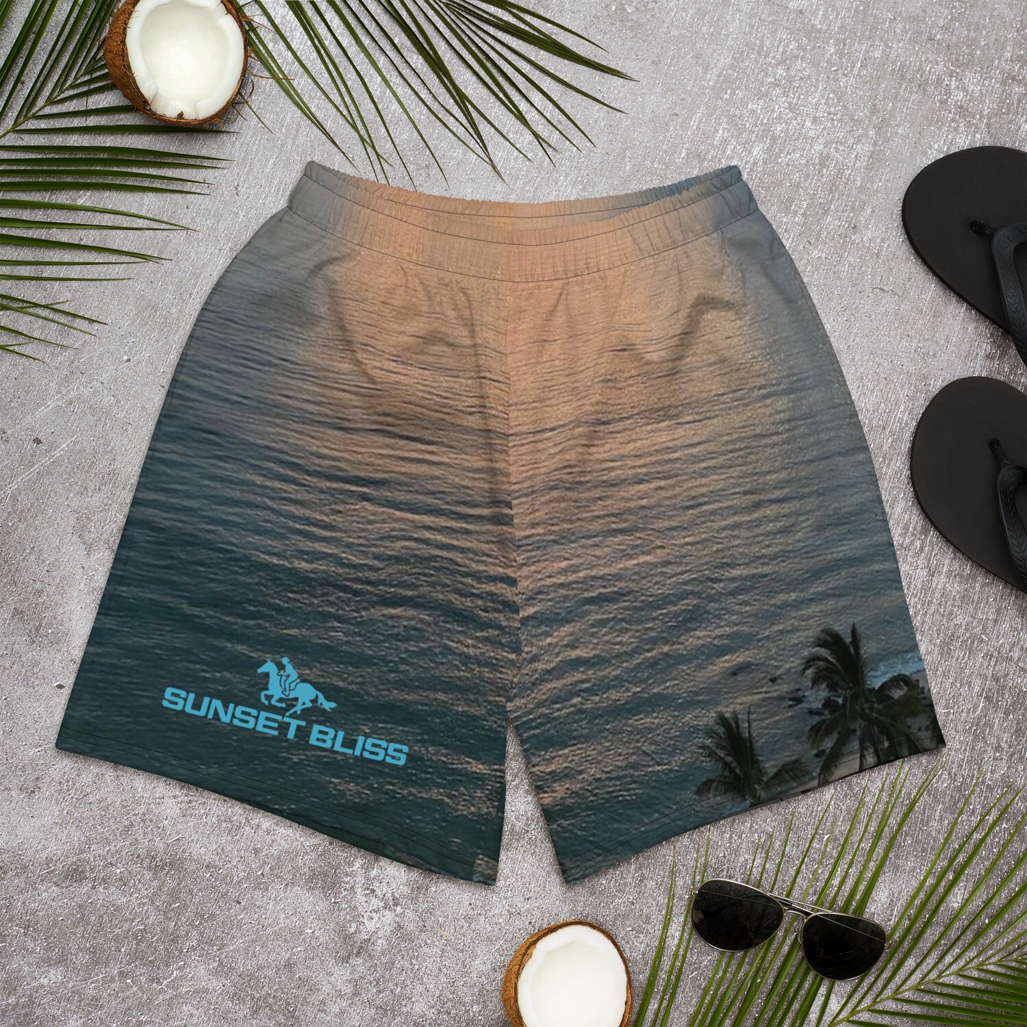 LUX SANDS-Men&#39;s Recycled Athletic Shorts