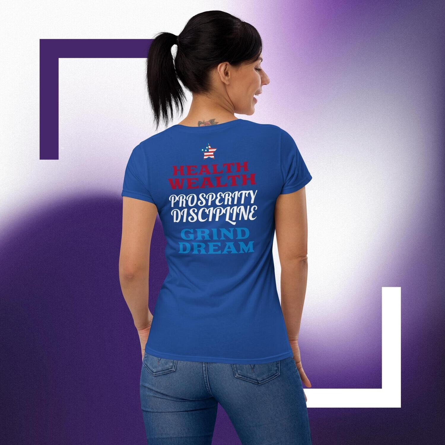 AMERICAN DREAM-Women&#39;s short sleeve t-shirt