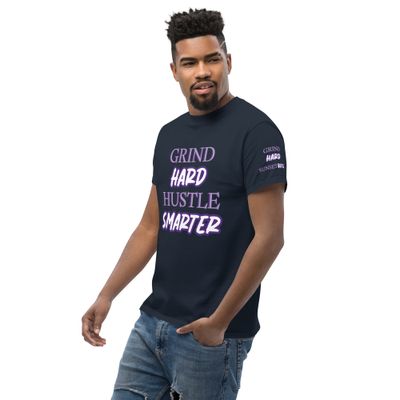 HUSTLE SMARTER-Men&#39;s classic tee