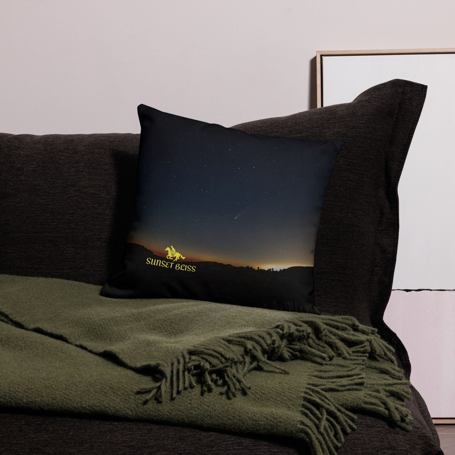 SUNSET BLISS HORIZON-Premium Pillow Case