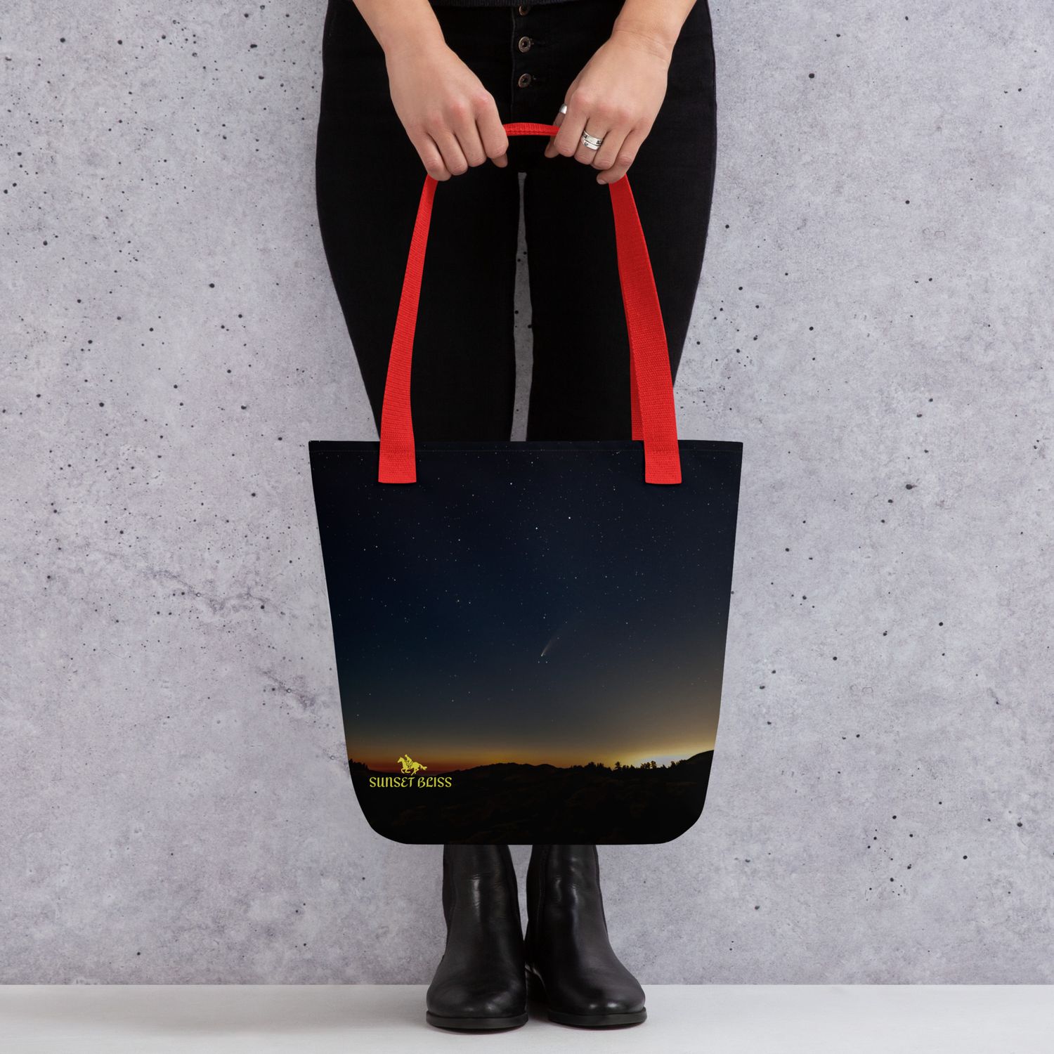 SUNSET BLISS HORIZON-Tote bag