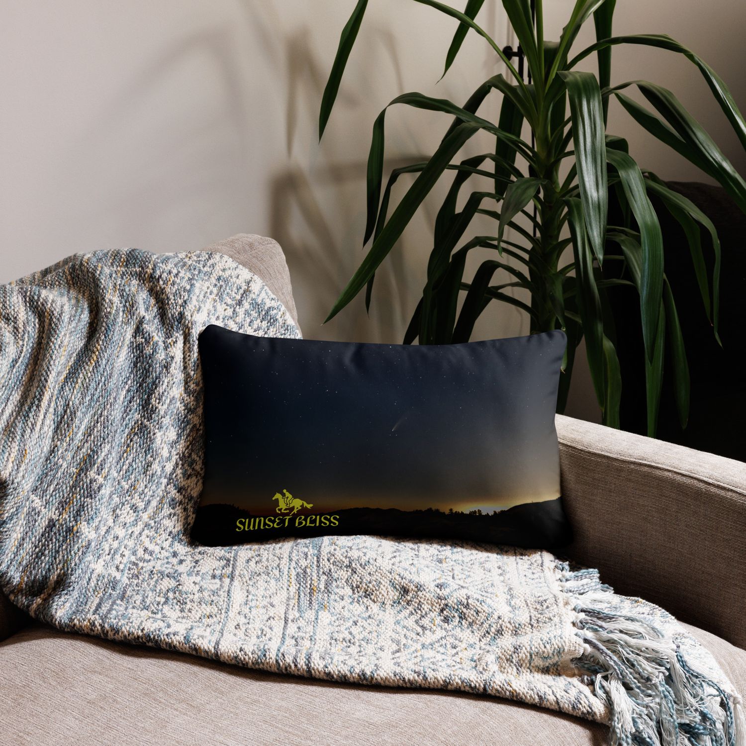 SUNSET BLISS HORIZON-Basic Pillow