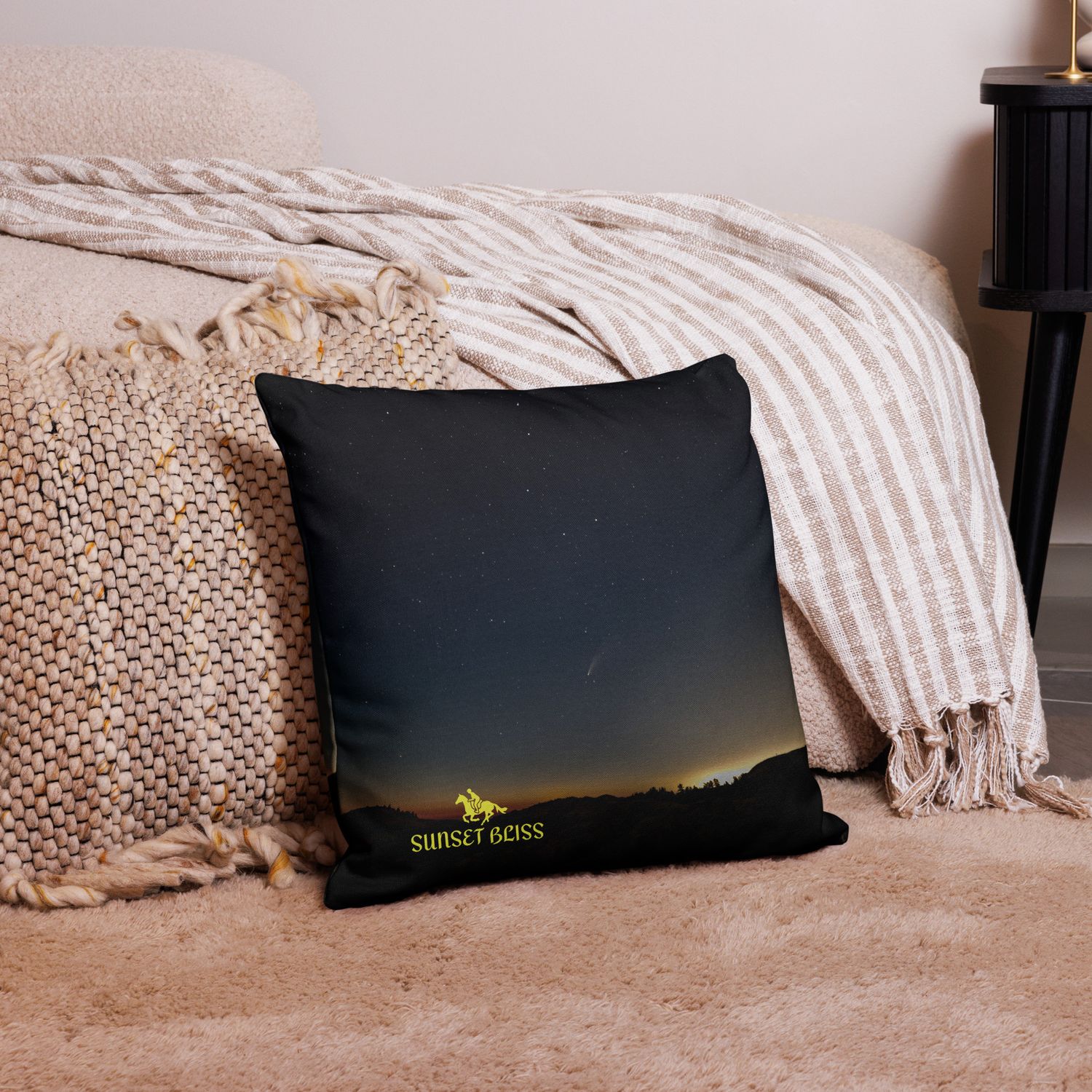 SUNSET BLISS HORIZON-Premium Pillow