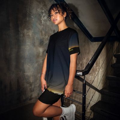 SUNSET BLISS HORIZON-T-shirt dress