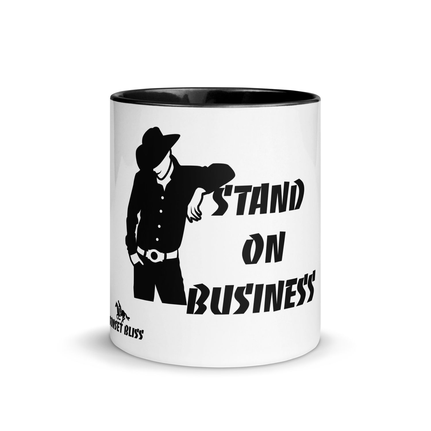 STAND ON BUSINESS-Mug with Color Inside