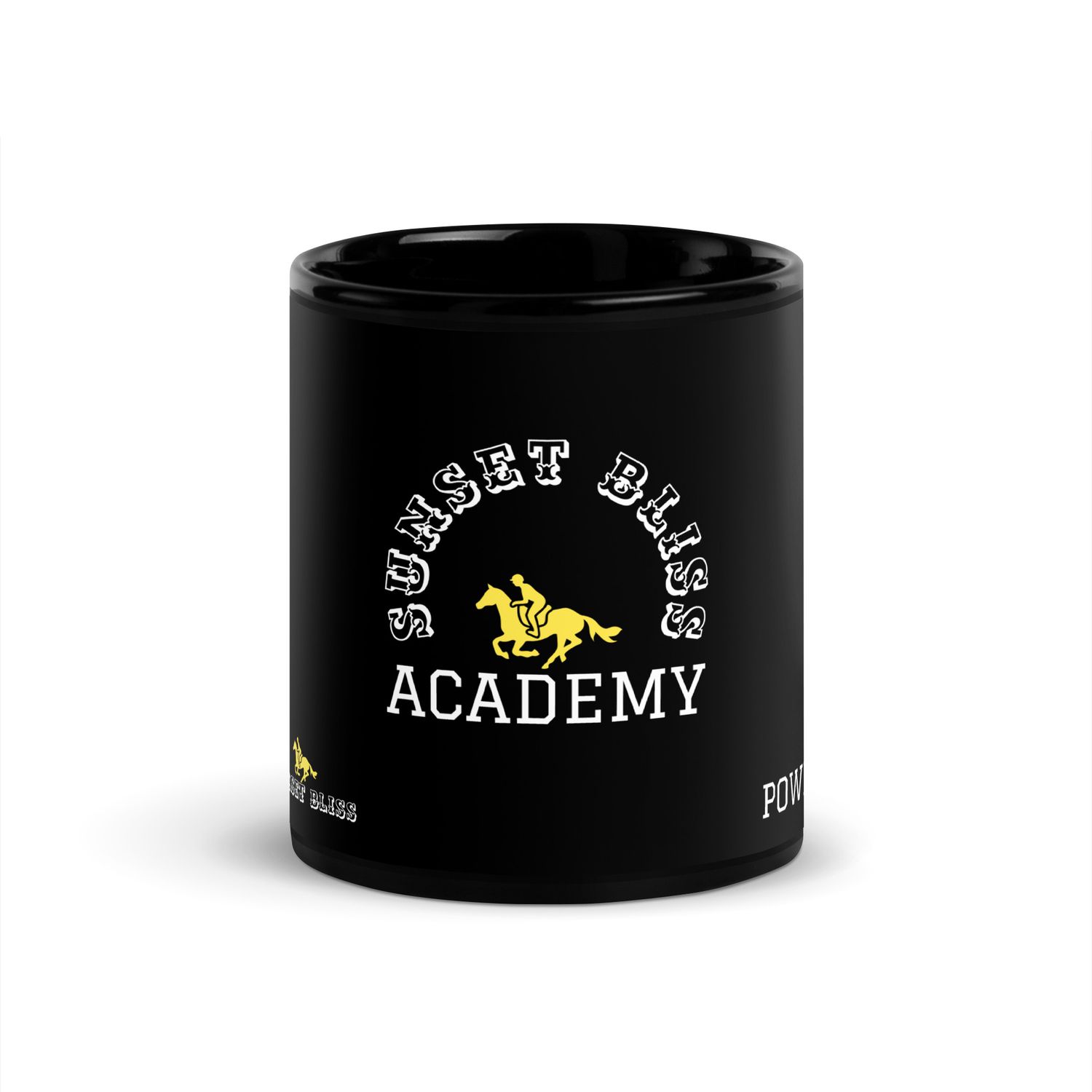 ACADEMY POWER-Black Glossy Mug