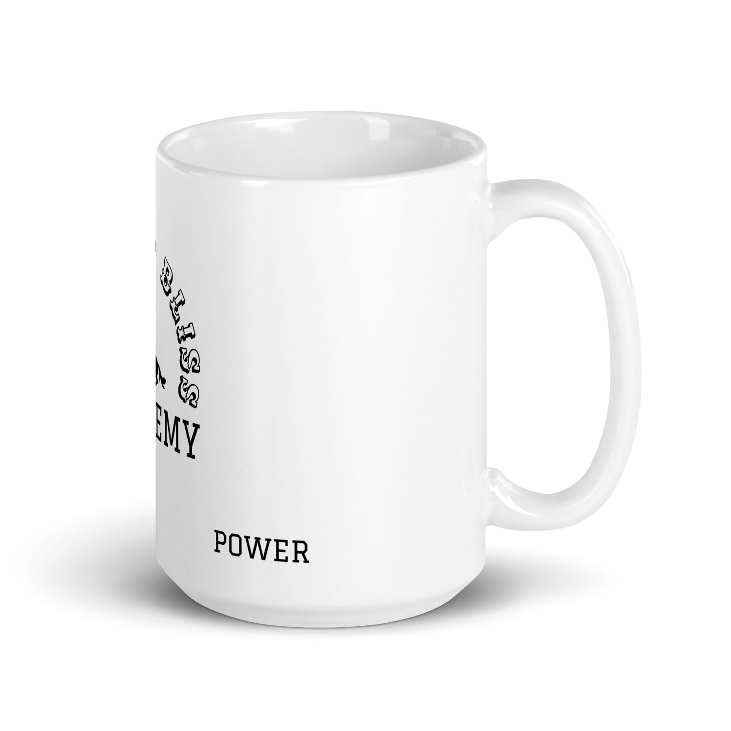ACADEMY POWER-White glossy mug