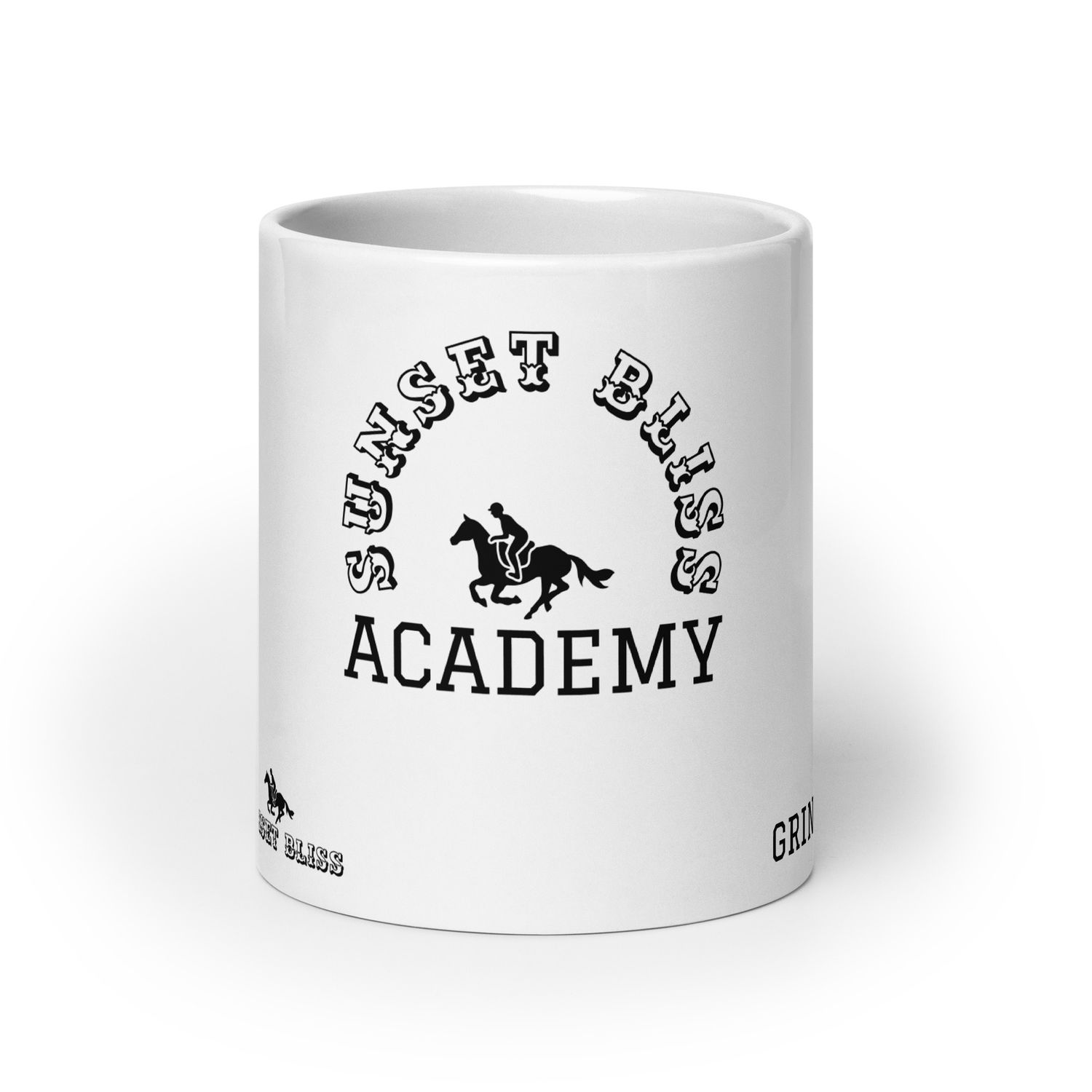 ACADEMY GRIND-White glossy mug