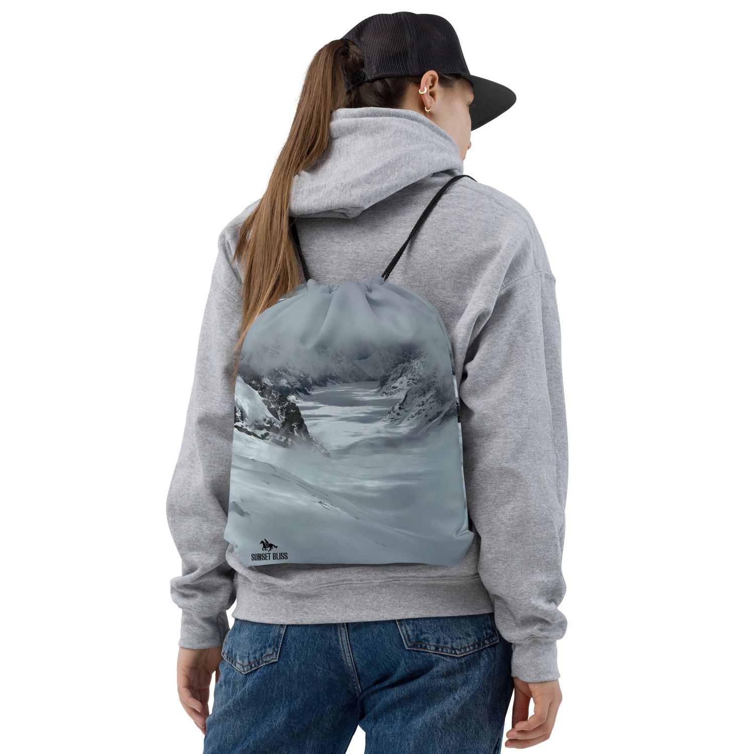 SNOW RIDGE-Drawstring bag