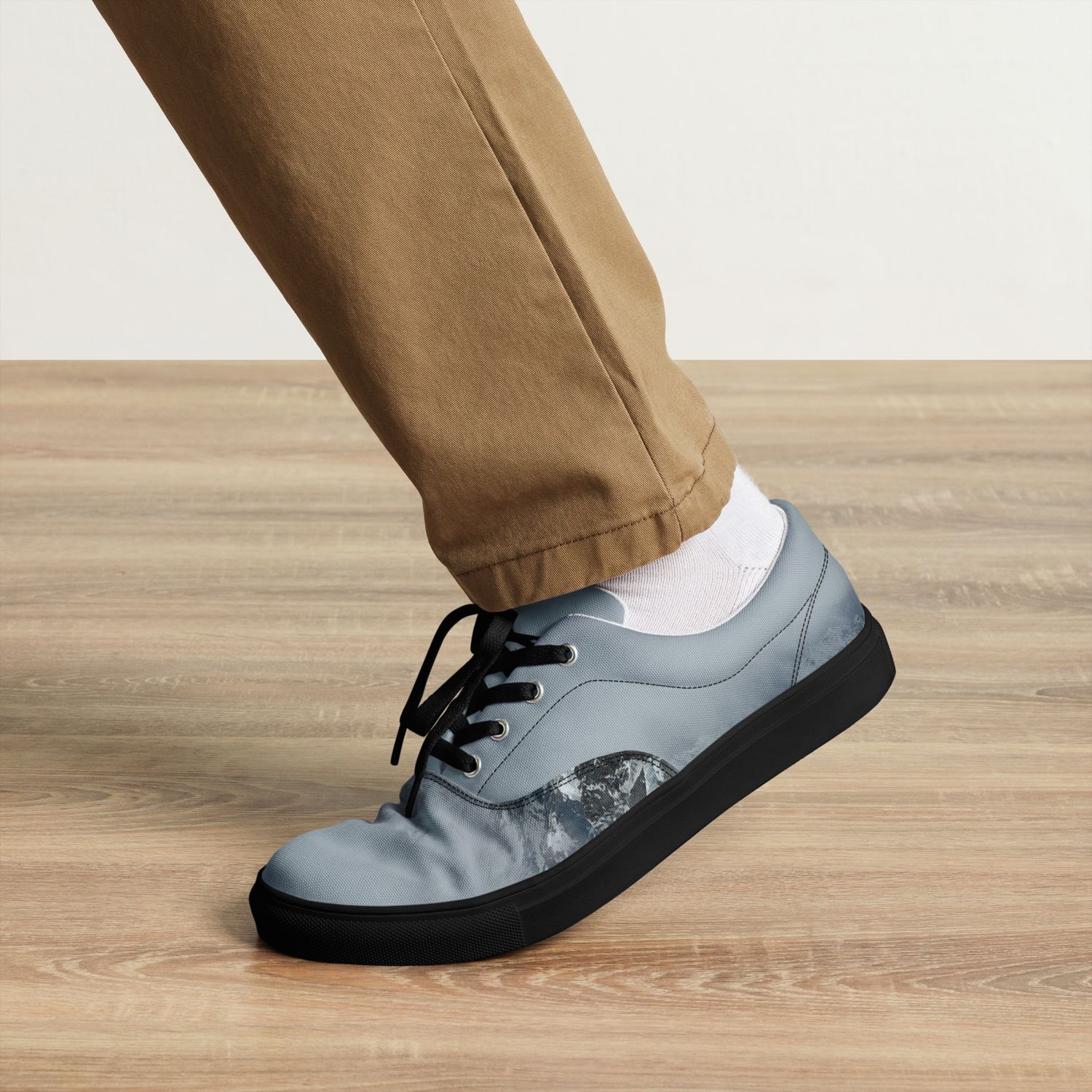 SNOW RIDGE-Men’s lace-up canvas shoes