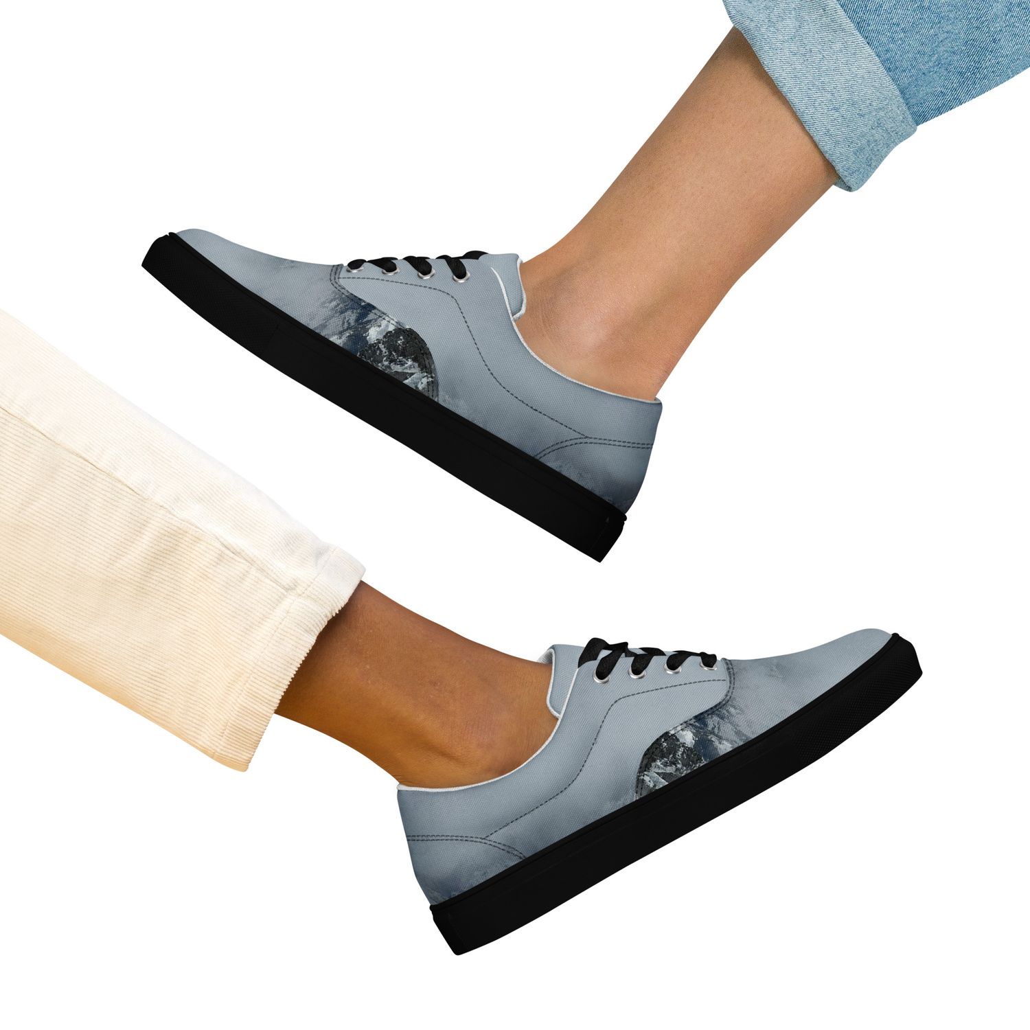 SNOW RIDGE-Women’s lace-up canvas shoes