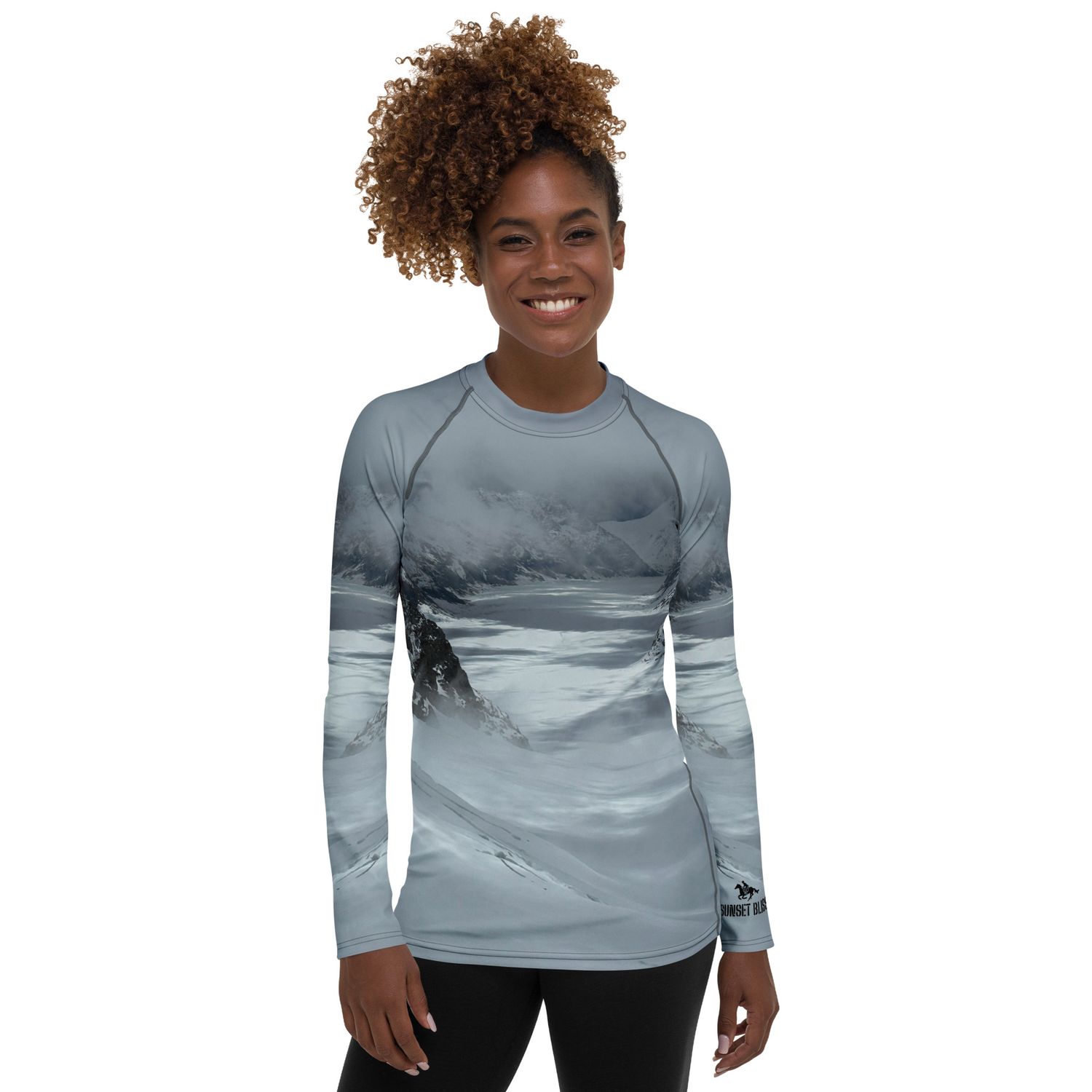 SNOW RIDGE-Women&#39;s Rash Guard