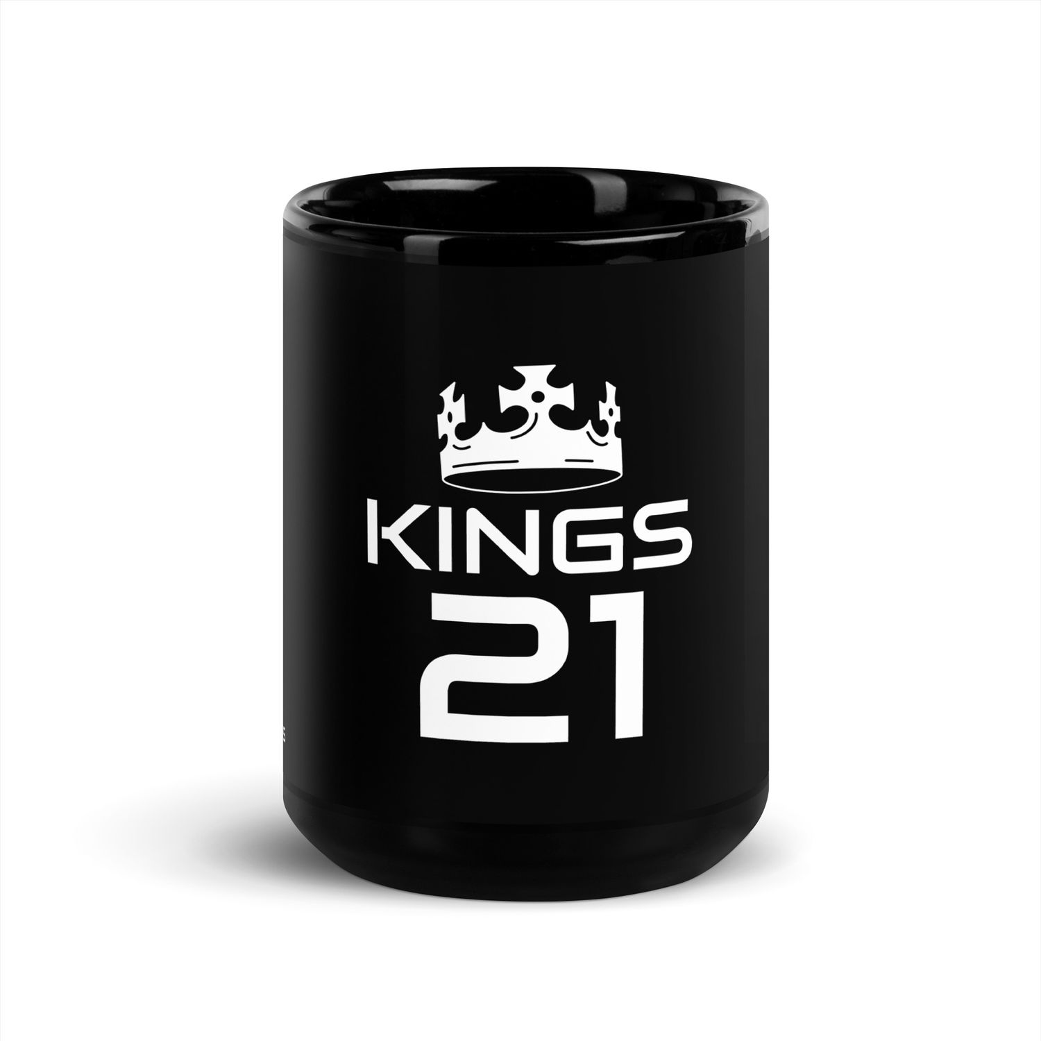 KINGS CELEBRATE-Black Glossy Mug