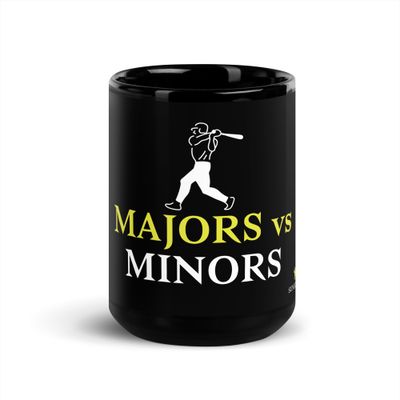 MAJORS-Black Glossy Mug