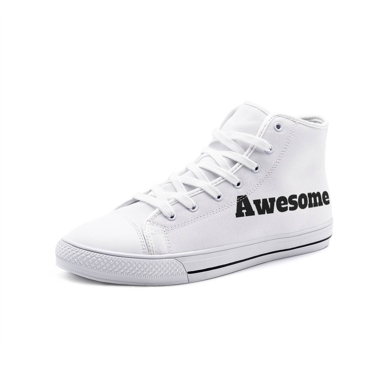 AWESOME -Unisex High Top Canvas Shoes