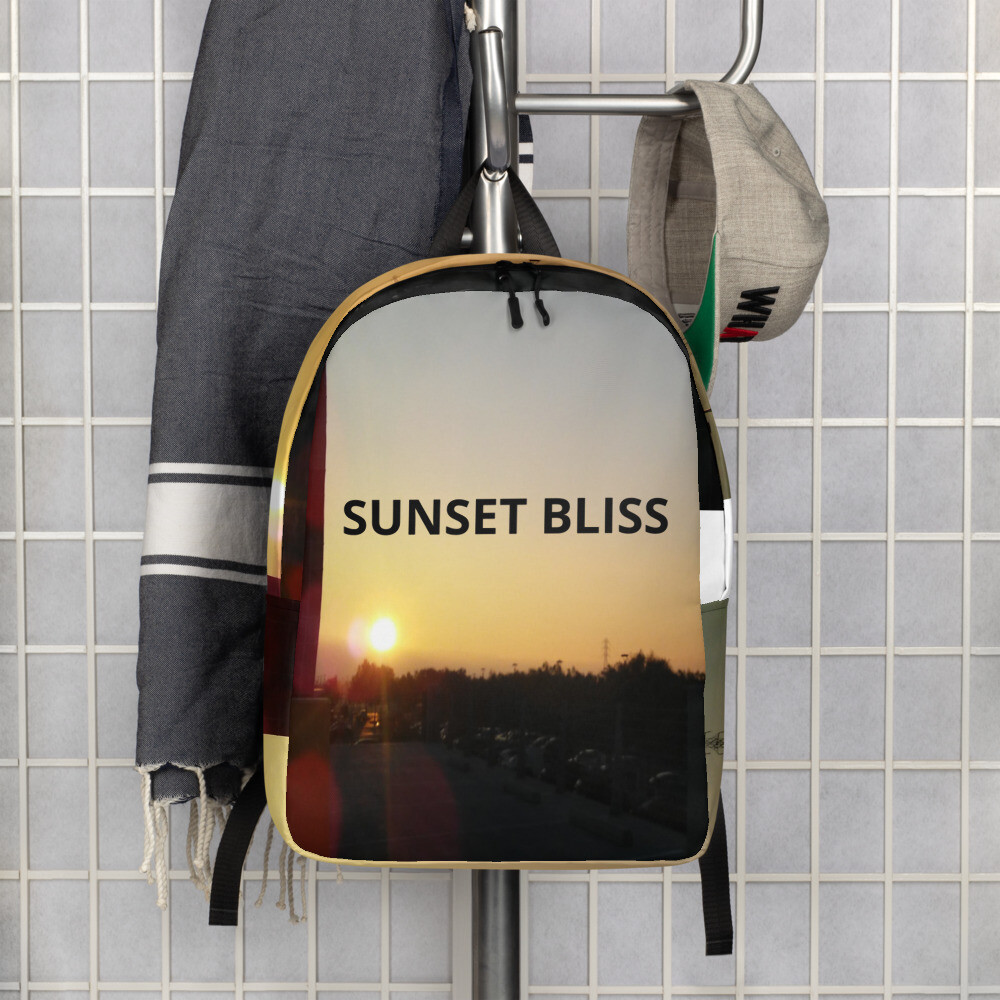 SUNSET BLISS-Minimalist Backpack