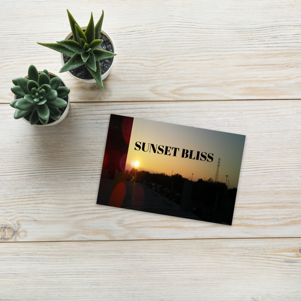 SUNSET BLISS-Standard Postcard
