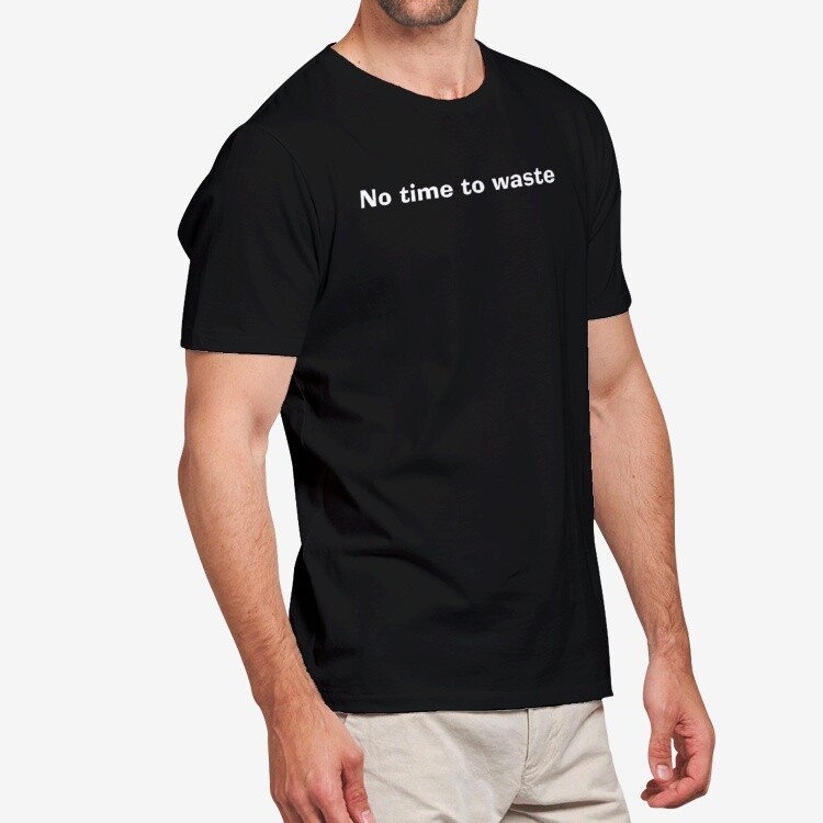 NO TIME TO WASTE- Men's Heavy Cotton T-Shirt