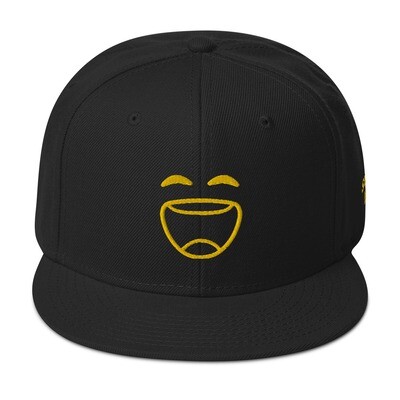 LAUGH HARD-Snapback Hat