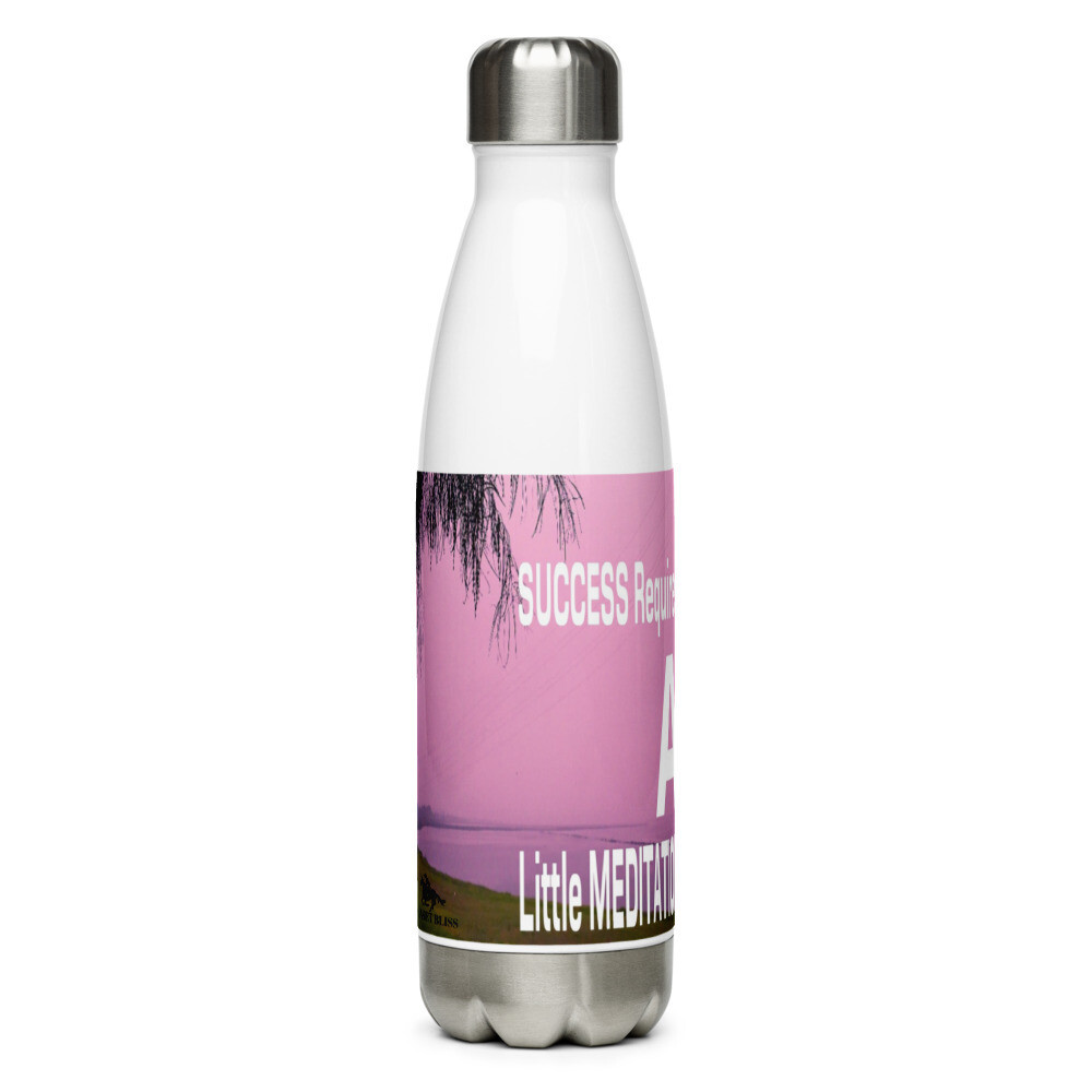 A LITTLE MEDITATION-Stainless Steel Water Bottle