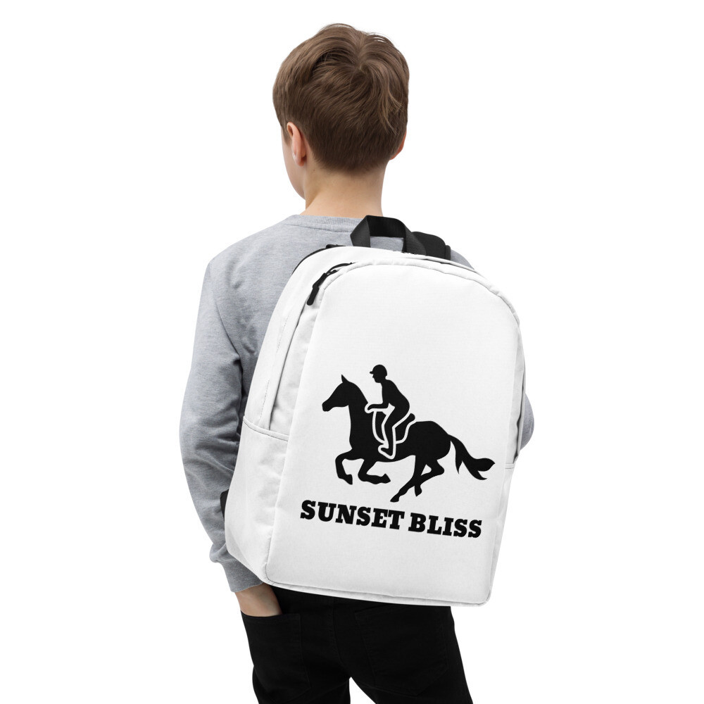 SUNSET BLISS RIDER-Minimalist Backpack