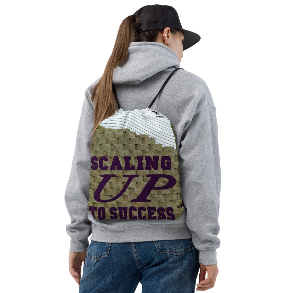 SCALING UP-Drawstring bag