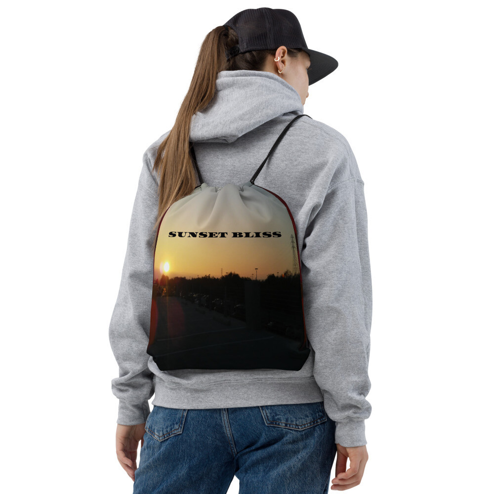 SUNSET BLISS-Drawstring bag