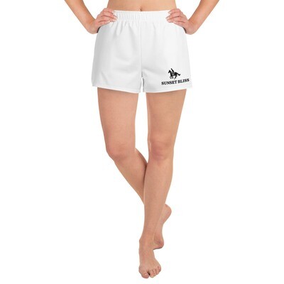 SUNSET BLISS RIDER-Women's Athletic Short Shorts