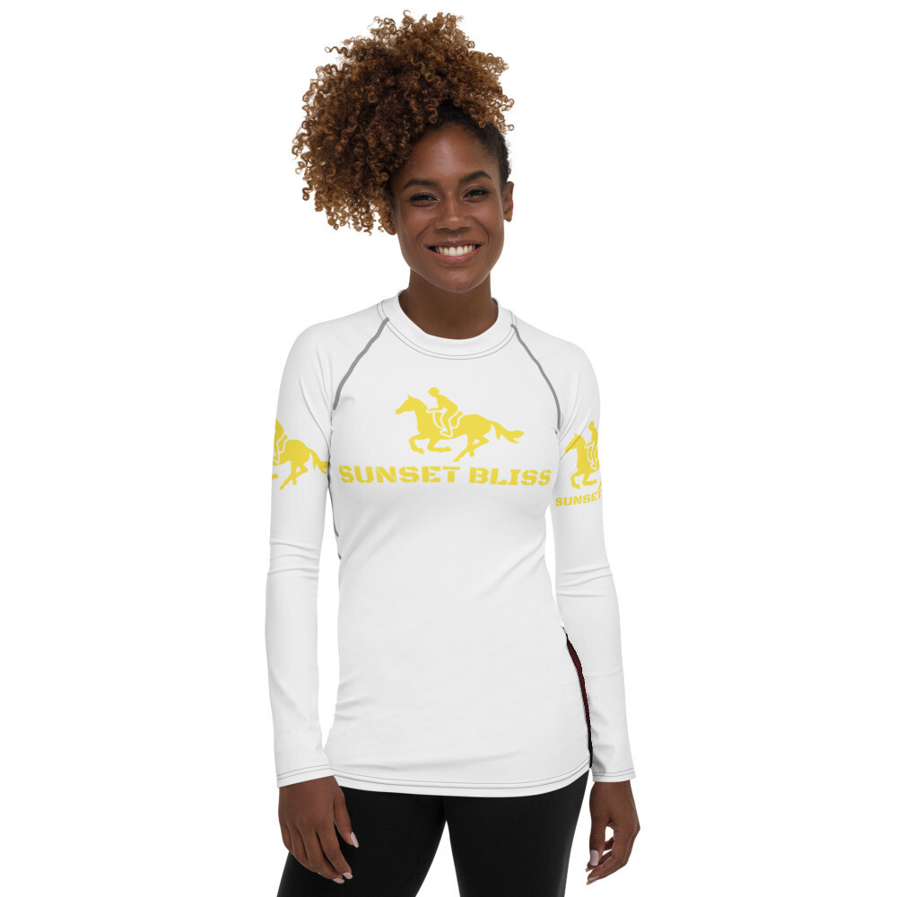 SUNSET BLISS-Women's Rash Guard
