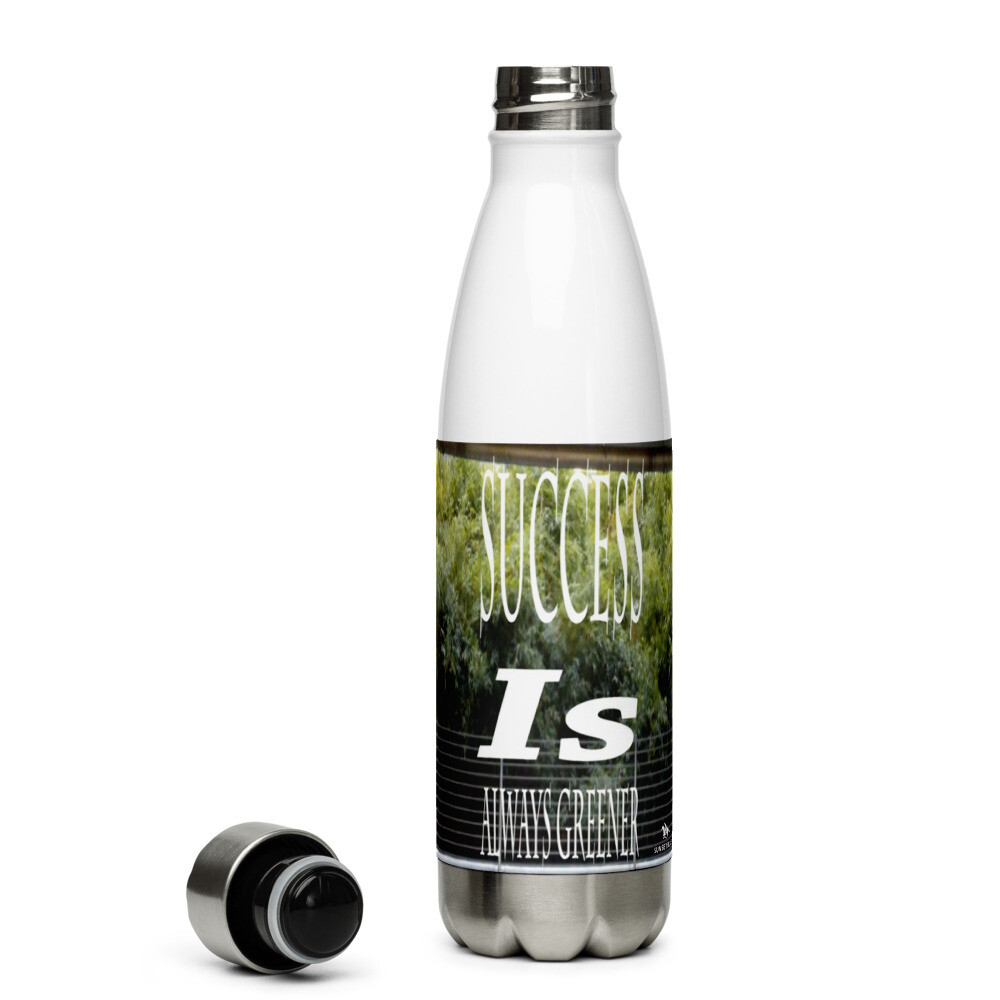 SUCCESS IS-Stainless Steel Water Bottle