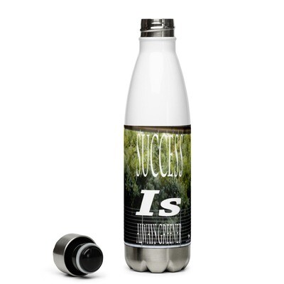 SUCCESS IS-Stainless Steel Water Bottle