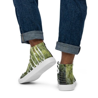 SUCCESS IS-Men’s high top canvas shoes
