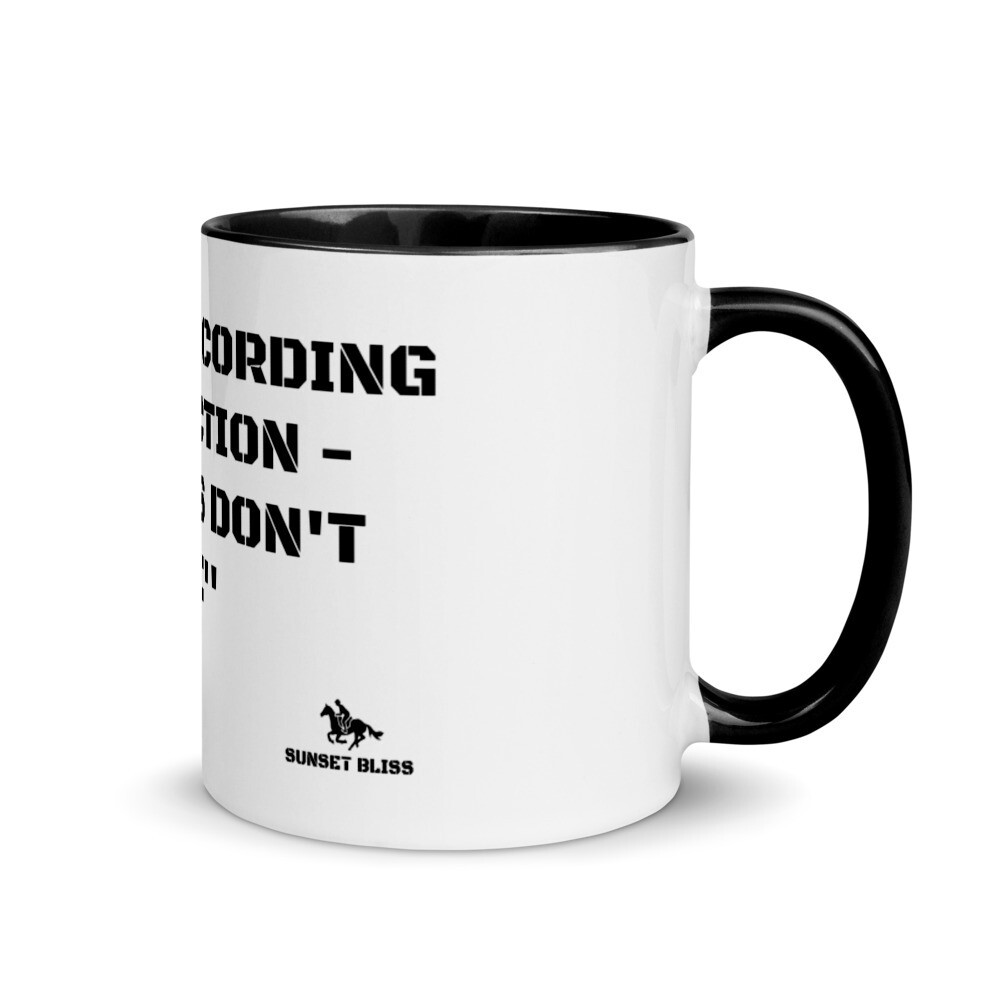 ACCORDING TO FUNCTION-Mug with Color Inside, Color: Black