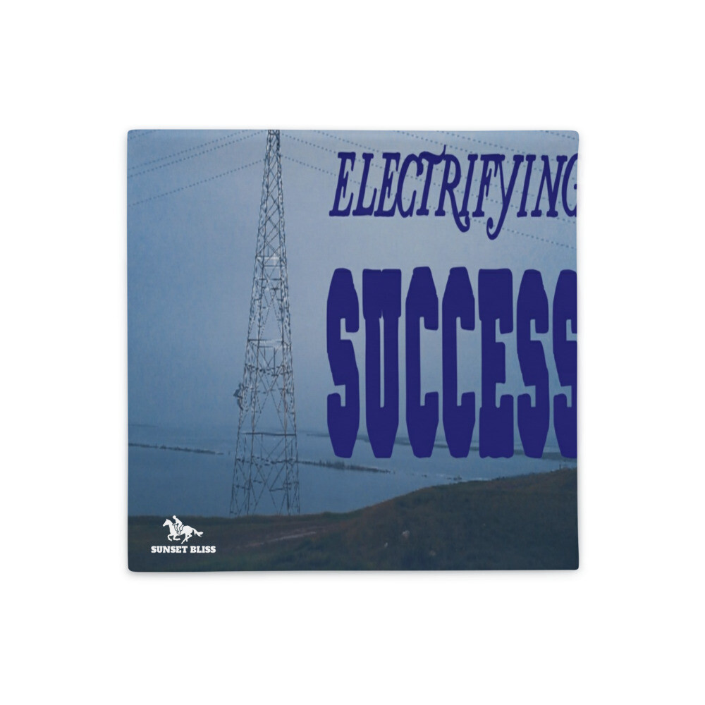 ELECTRIFYING-Pillow Case, Size: 18×18