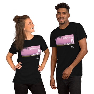 A LITTLE MEDITATION-Short-Sleeve Unisex T-Shirt