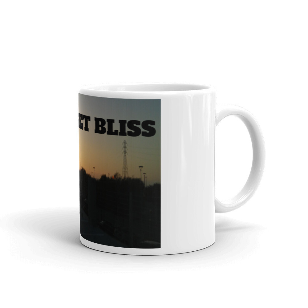SUNSET BLISS-White glossy mug, Size: 11oz