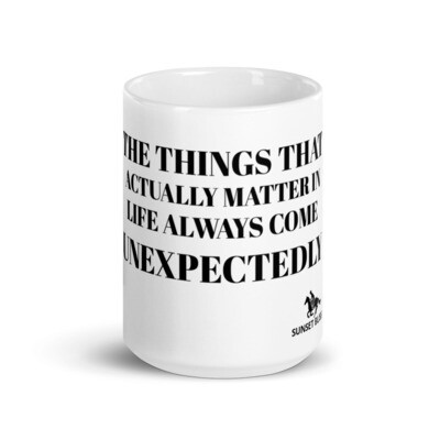 THINGS THAT MATTER-White glossy mug