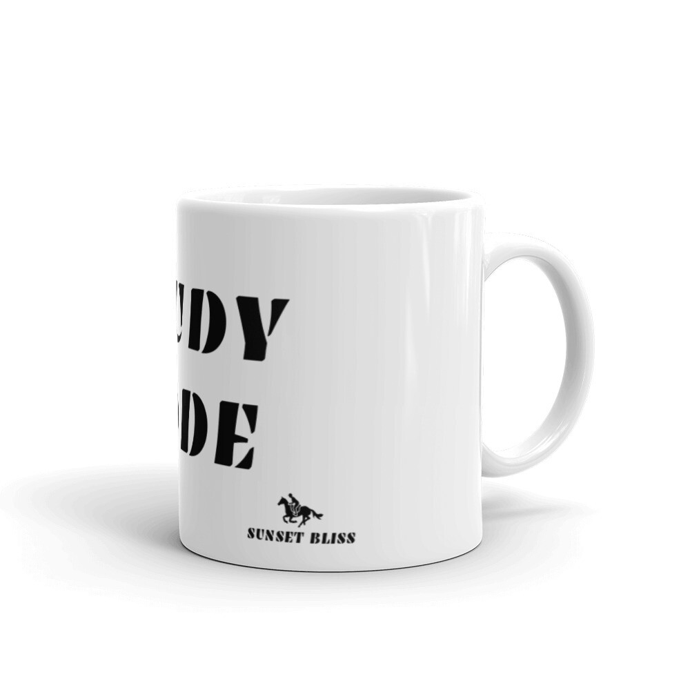 STUDY-White glossy mug, Size: 11oz