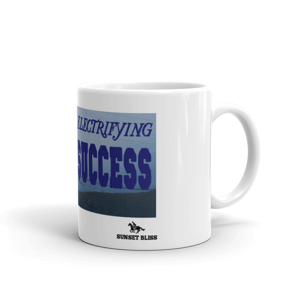 ELECTRIFYING-White glossy mug, Size: 11oz