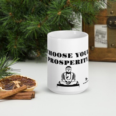 CHOOSE-White glossy mug
