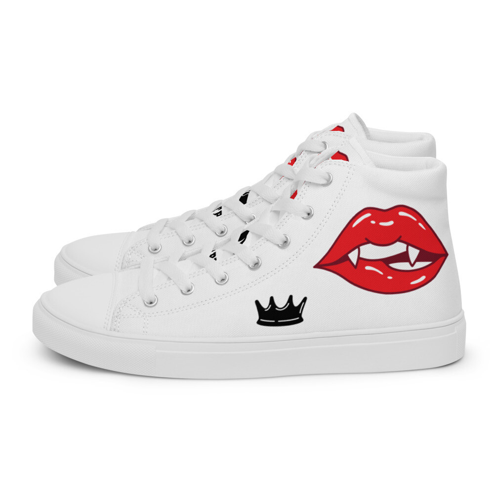 VAMP BABE-Women’s high top canvas shoes, Size: 5