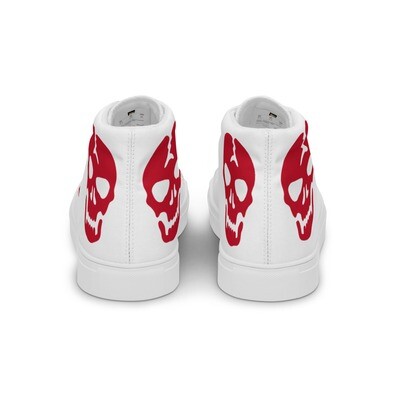 BONE CRUSHER V.S RED-Men’s high top canvas shoes