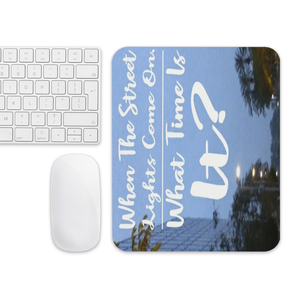 TIME IS-Mouse pad